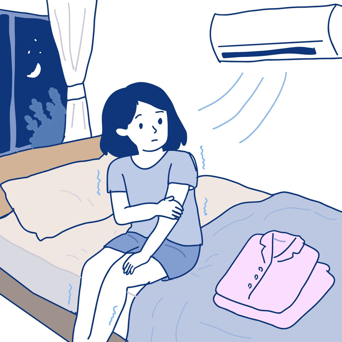 夏こそ長袖パジャマ？冷房で冷えすぎない快眠の整え方