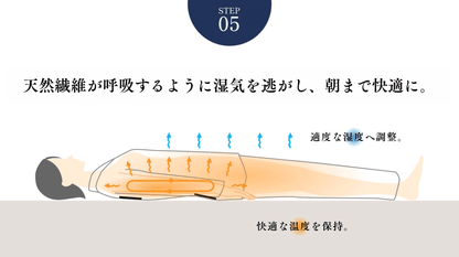 呼吸するパジャマ®（パイピング）天然素材 綿100％ 3重ガーゼ 日本製 メンズ